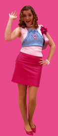 Miss Koop zwaait